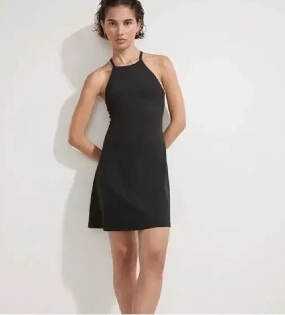 NWT Madewell MWL Women's Flex 2.0 Fitness Activewear Dress Sleeveless Black XS